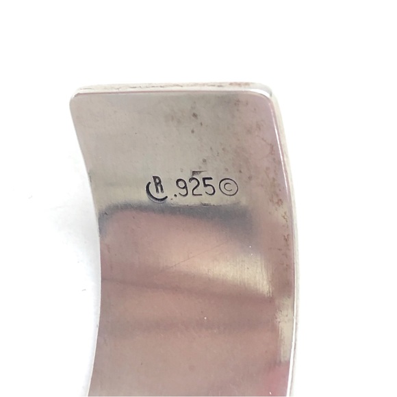 Vintage Roderick Tenorio Sterling Silver Bear Cuff - Picture 14 of 14